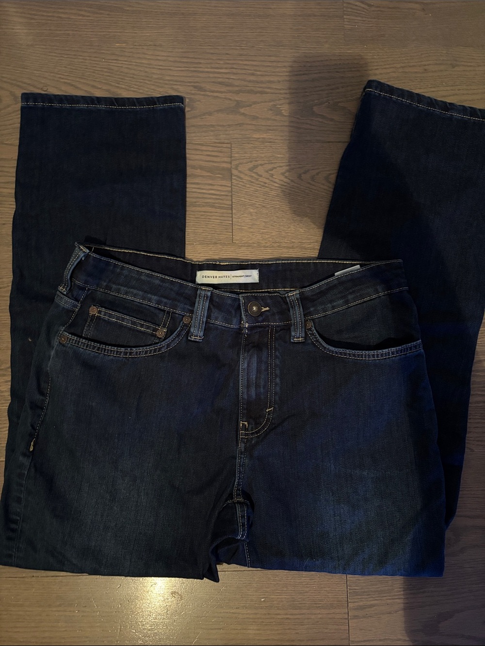 Denver Hayes Dark Blue Men’s Jeans - Classic Straight Fit